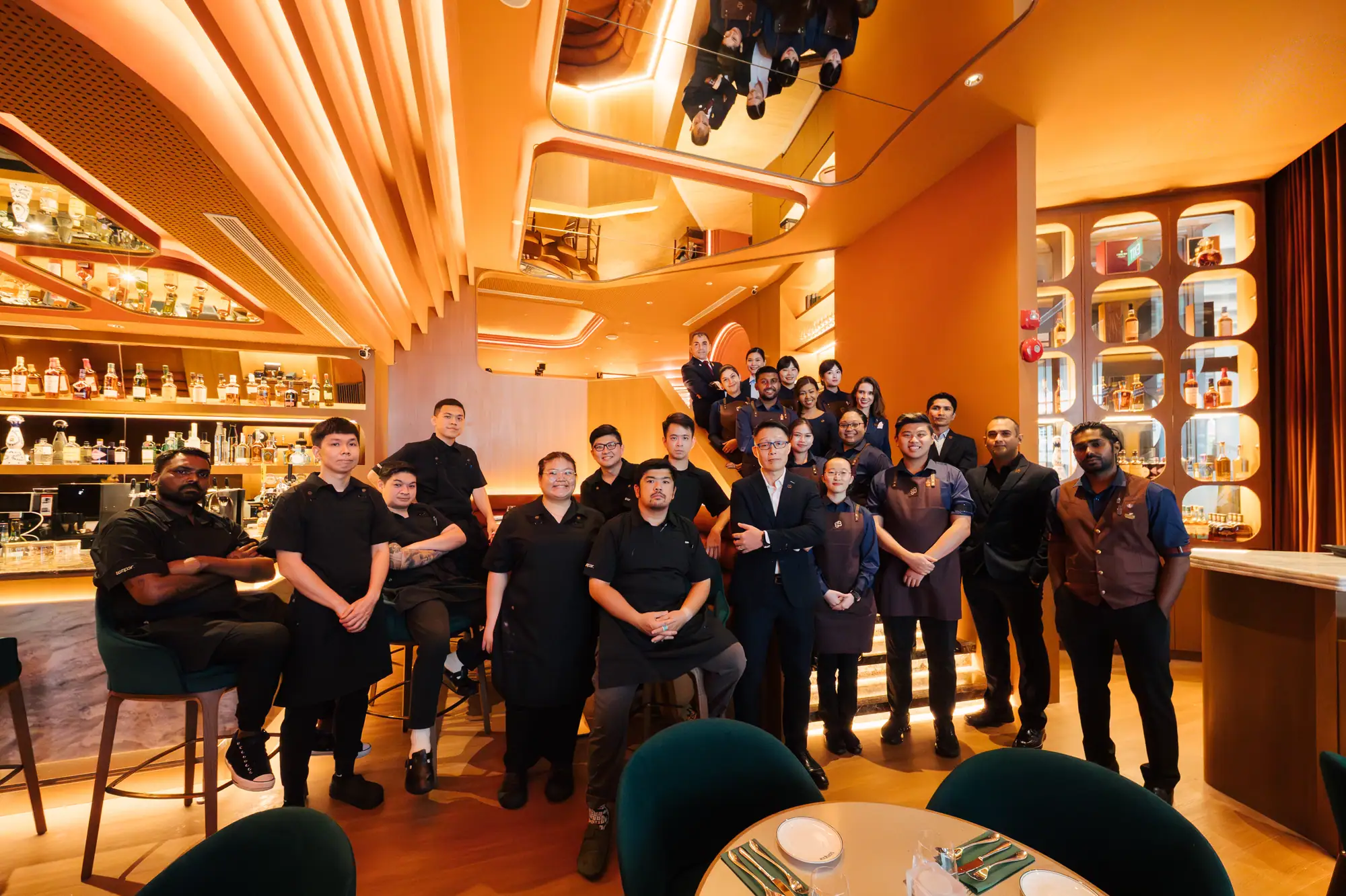 The full venue team standing together for a portrait